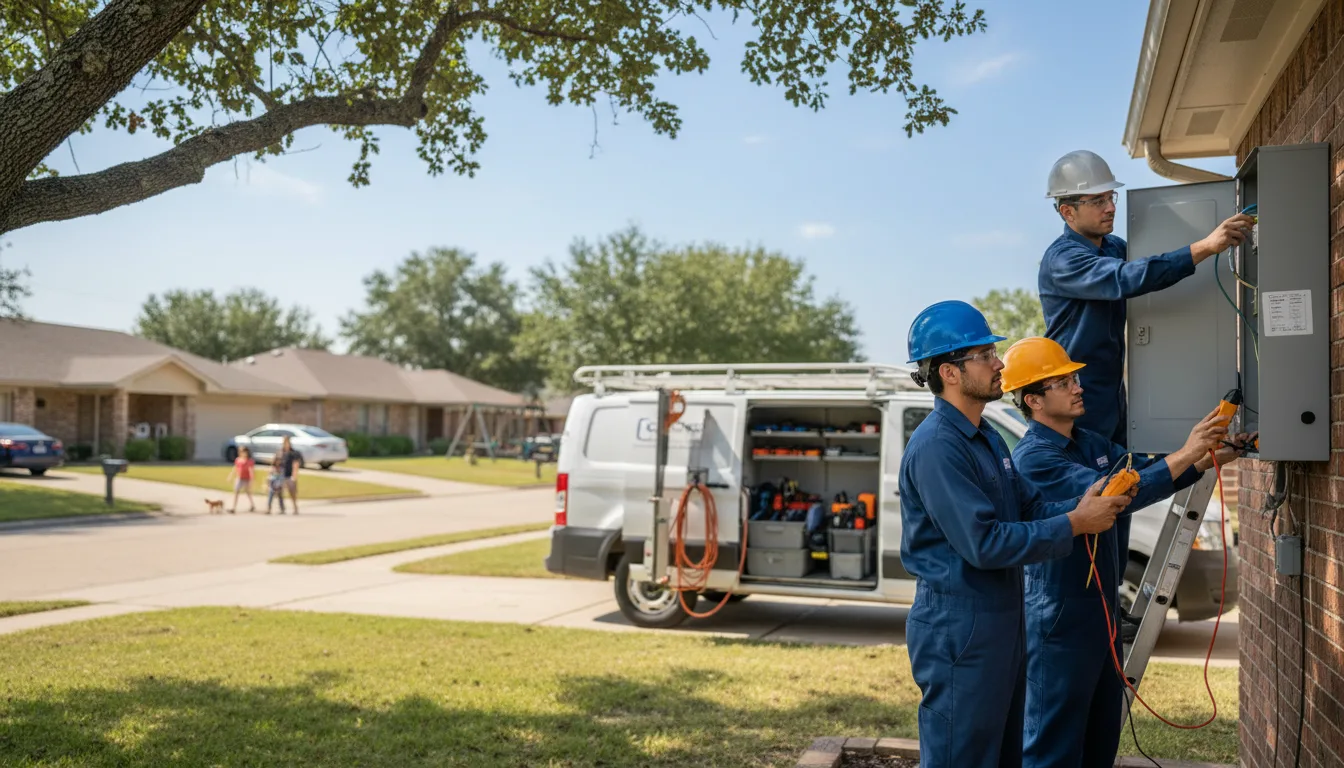 Certified electrician providing emergency electrical services in Hubert, NC